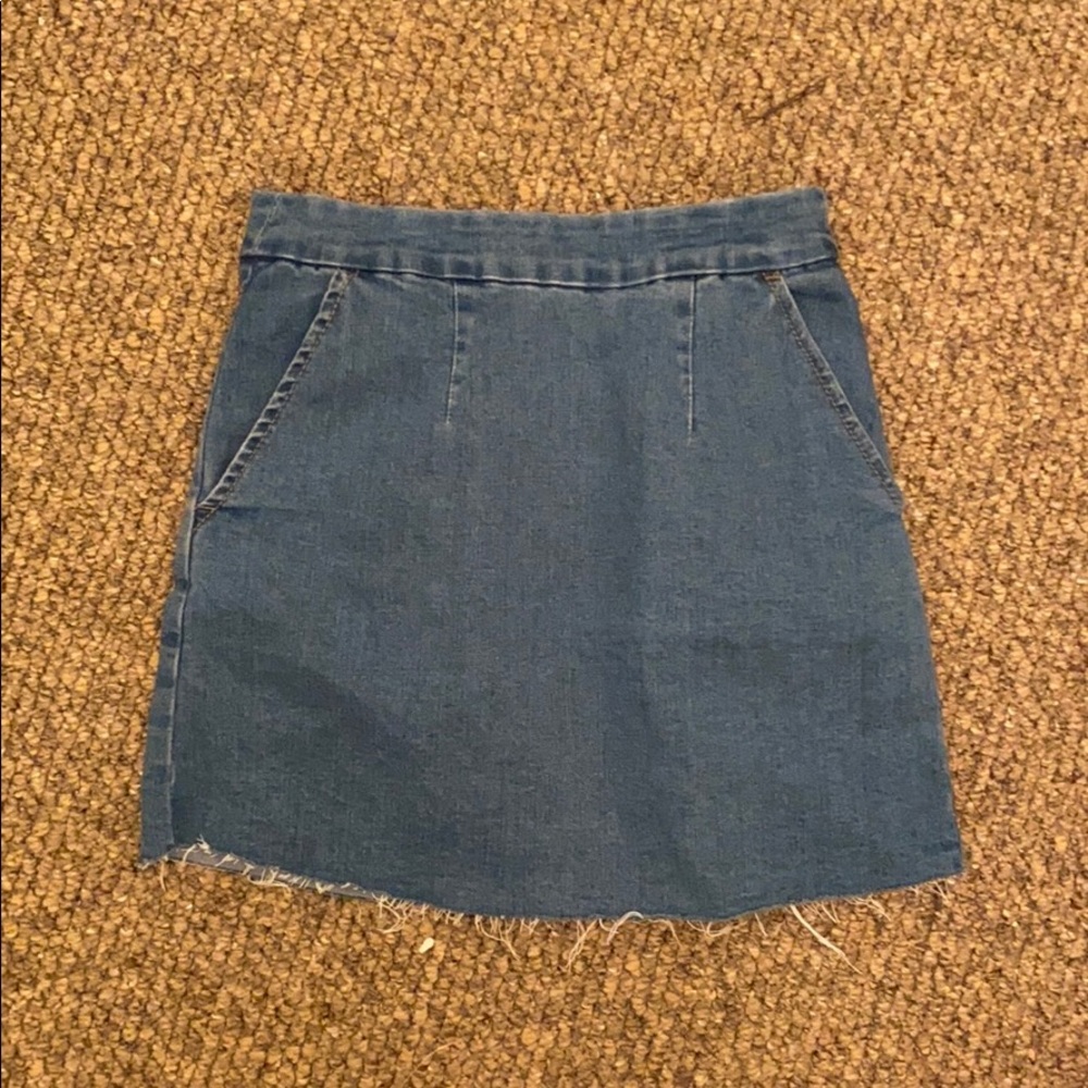 forever 21 jean skirt